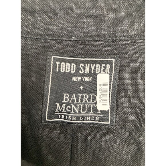 Todd Snyder Charcoal Casual Button Down Shirt - Picture 4 of 11